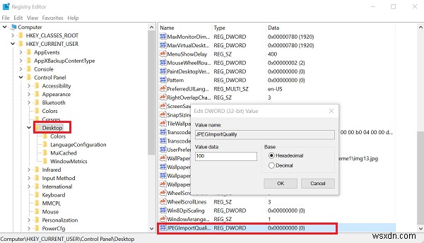 Windows 10 바탕 화면 압축을 비활성화하고 이미지 품질을 개선하는 방법 