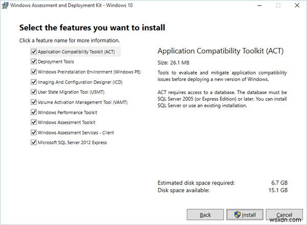 Windows 10 v809용 Windows ADK의 새로운 기능 