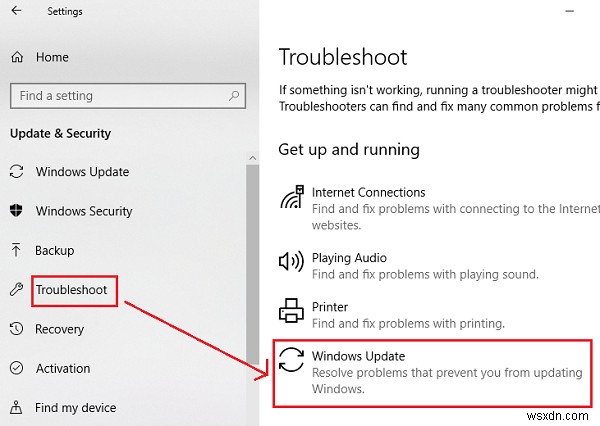 Windows 업데이트 오류 0x80071a91 수정 