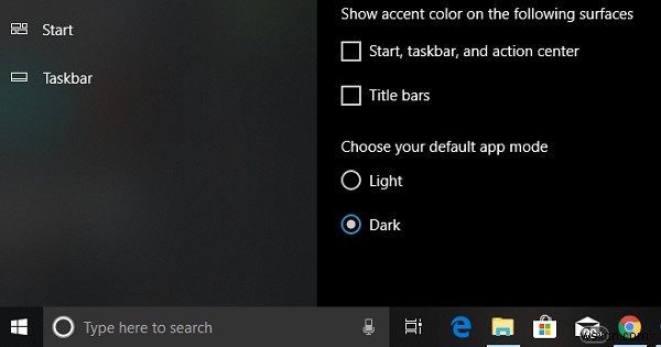 Windows 10에서 Cortana 검색 상자가 흰색으로 변경됨 