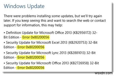 Windows 10 업그레이드 또는 업데이트 중 오류 0x80200056 수정 