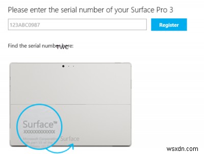 Surface 장치용 복구 이미지 다운로드 