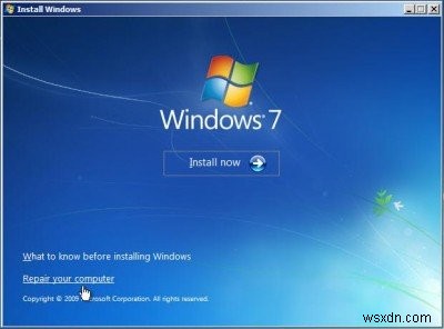 Windows 10에서 Bootmgr이 누락된 오류 수정 