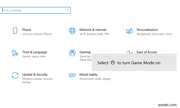Windows 10에서 게임 모드 알림을 끄는 방법 
