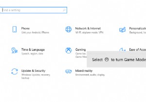 Windows 10에서 게임 모드 알림을 끄는 방법 