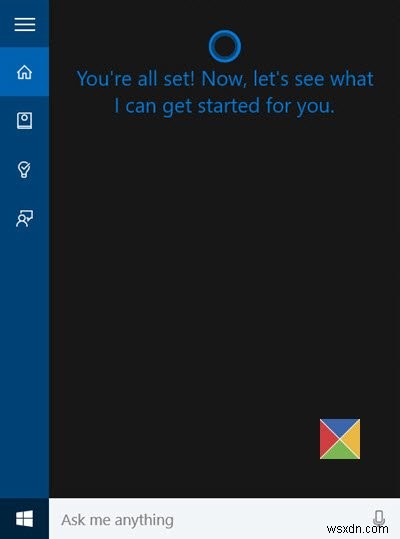 Windows 10에서 Cortana 활성화 및 설정 