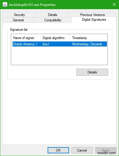 Windows 10에서 프로그램의 디지털 서명을 확인하는 방법 