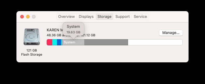 Mac에서 시스템 저장 공간을 삭제하는 방법 