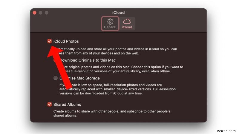 Mac에서 iCloud로 사진을 이동하여 공간을 절약하는 방법 