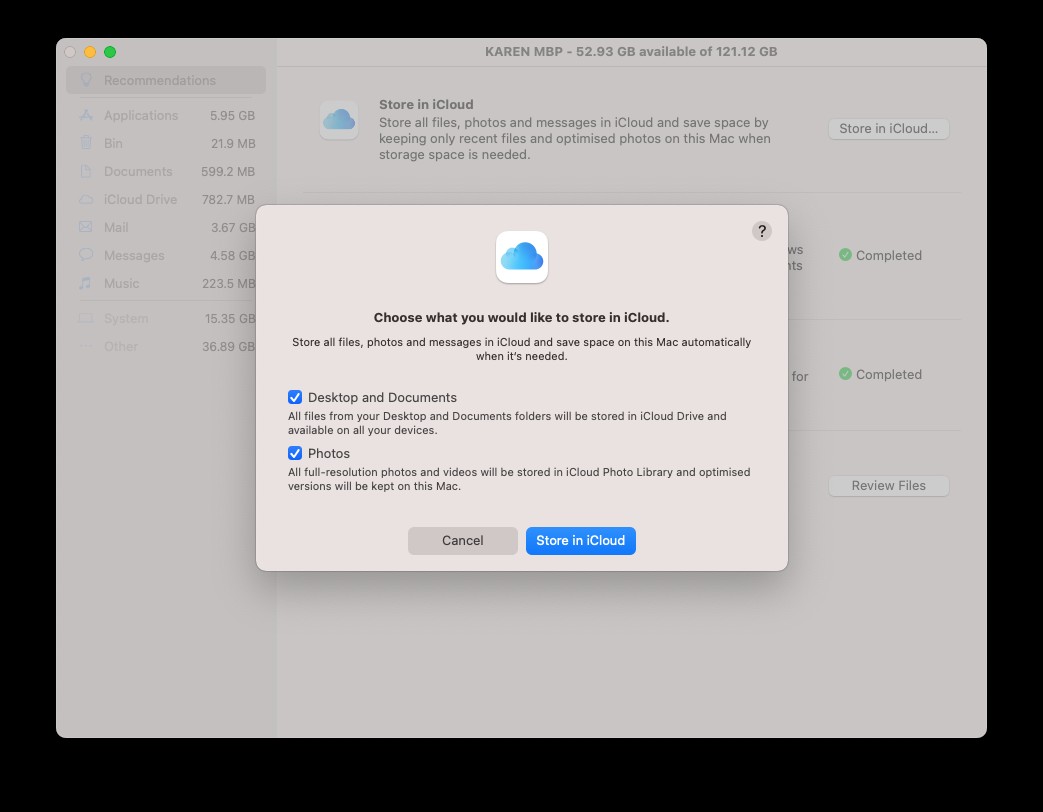 iCloud를 사용하여 Mac을 백업하는 방법 