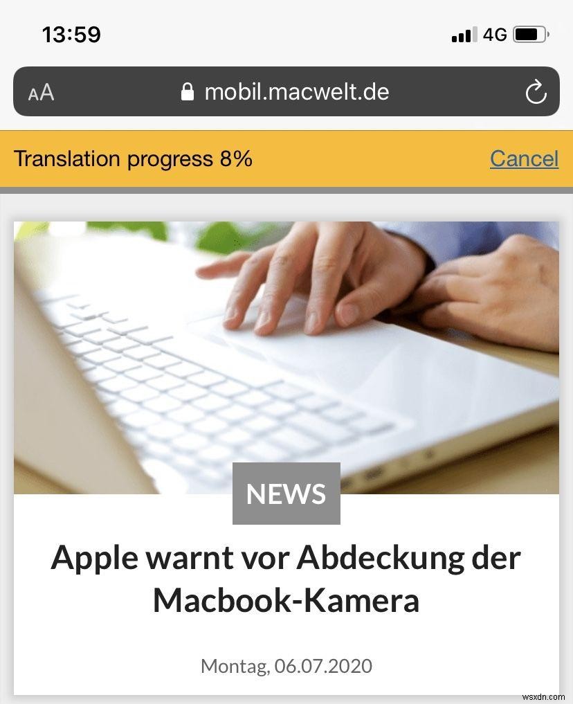 Mac, iPhone 및 iPad에서 웹페이지를 번역하는 방법 