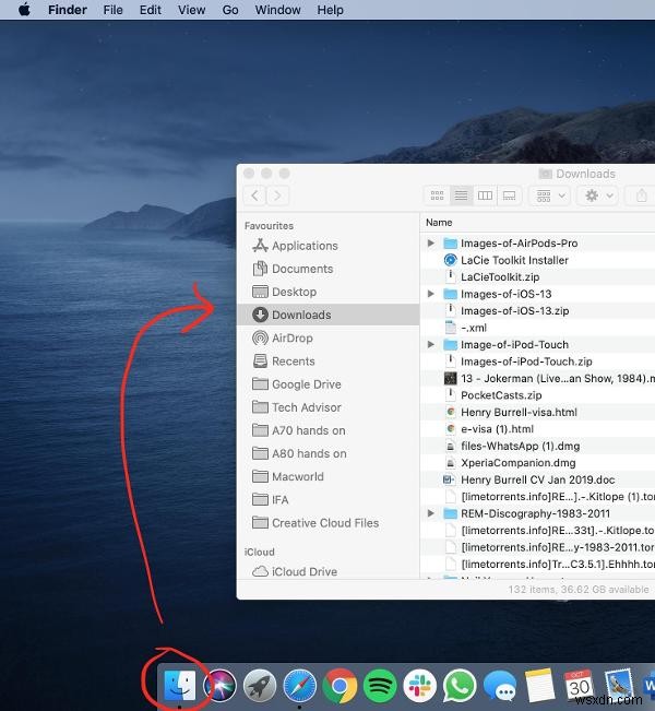 Mac에서 Safari를 사용하여 파일을 다운로드하는 방법 