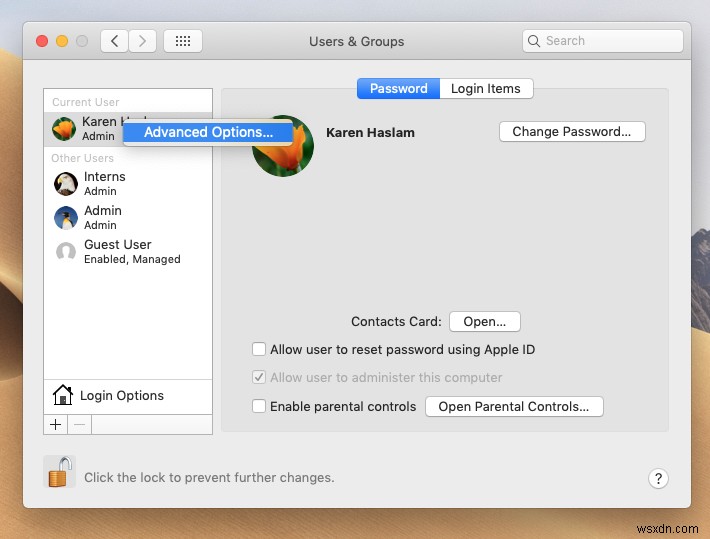 Mac 사용자 이름을 변경하는 방법 