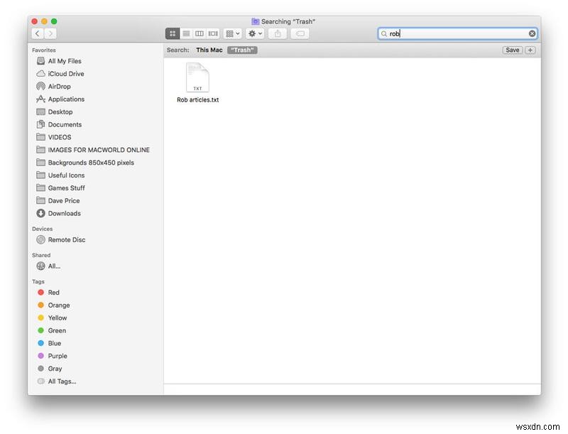 Mac에서 삭제된 파일을 복구하는 방법 