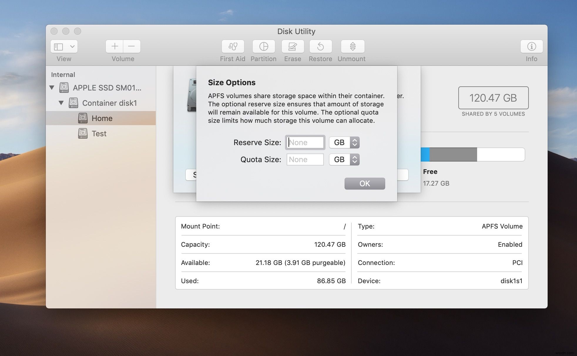 Mac 하드 드라이브 또는 SSD를 분할하거나 APFS 볼륨을 생성하는 방법 
