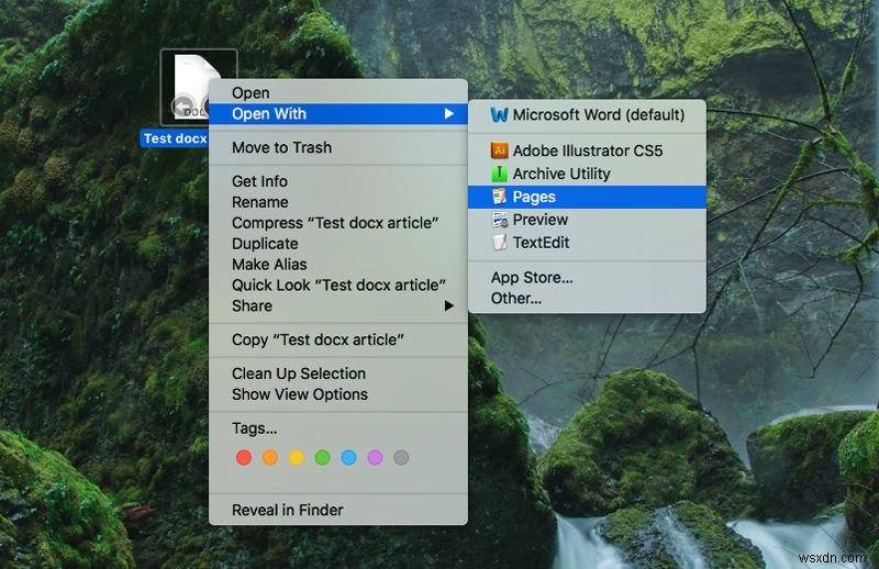 Mac, iPad 또는 iPhone에서 .docx Word 파일을 여는 방법 