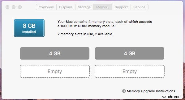 Mac 사양을 확인하는 방법:프로세서 및 RAM 확인 