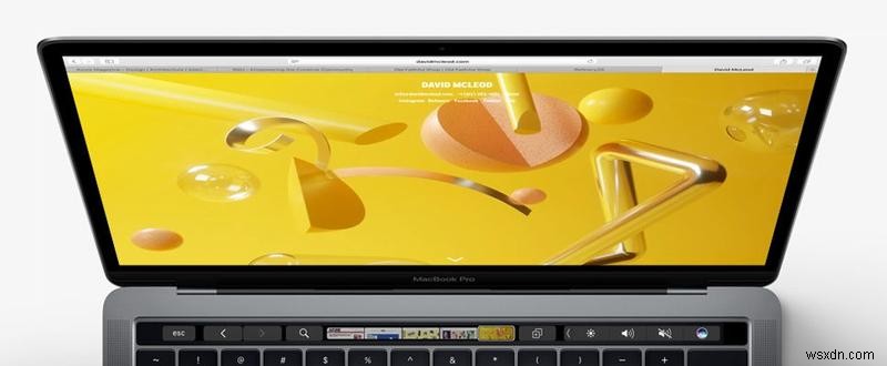 MacBook Pro에서 Touch Bar를 사용하는 방법 