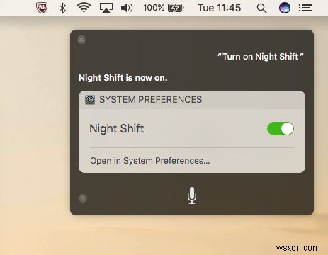 Mac에서 Night Shift를 켜는 방법 