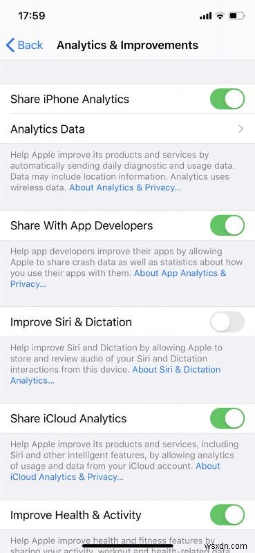 Siri 기록 및 데이터를 삭제하는 방법 