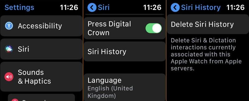 Siri 기록 및 데이터를 삭제하는 방법 