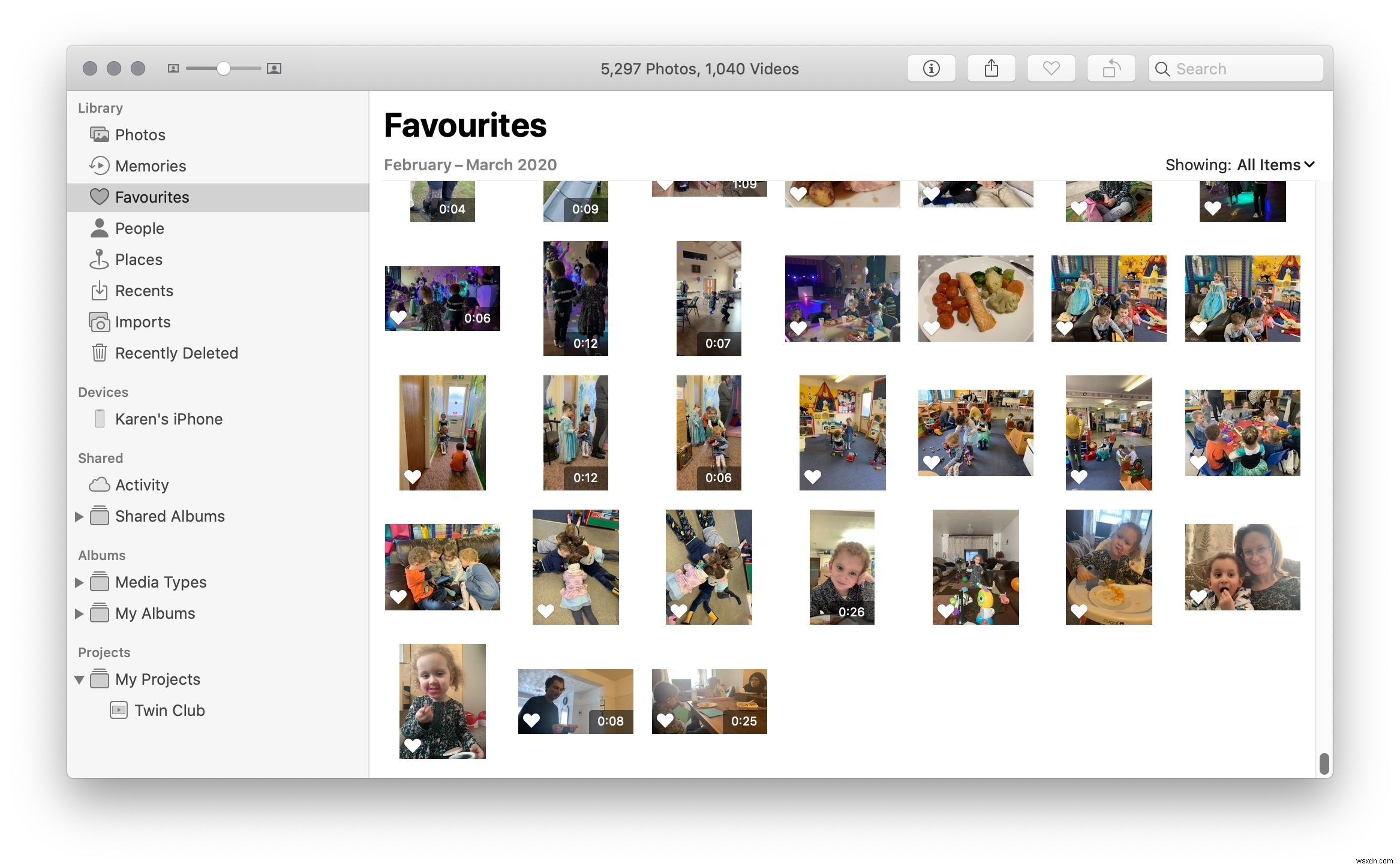 Mac에서 사진을 보고 슬라이드쇼를 만드는 방법 