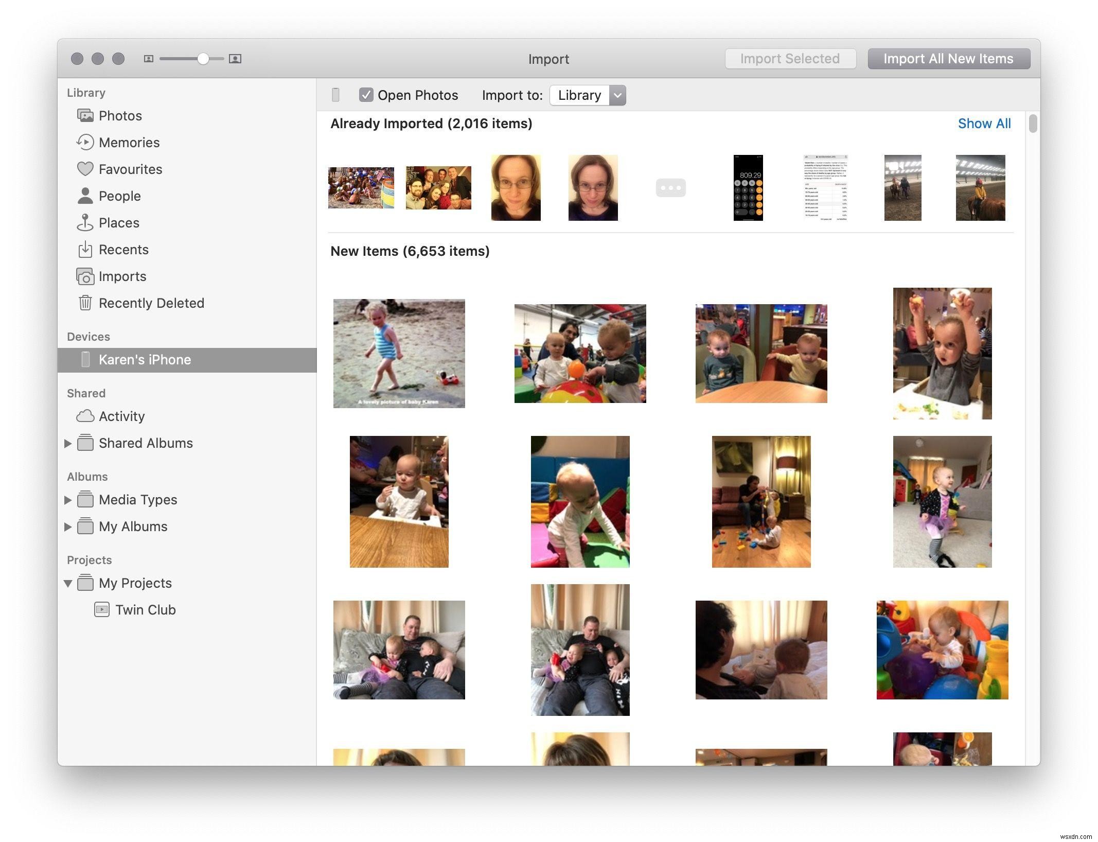 Mac의 사진 앱에 사진을 가져오는 방법 