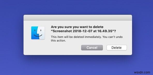 삭제하기 전에 Mac에서 묻는 것을 중지하는 방법 