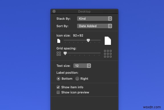 Mojave Desktop Stacks 및 기타 트릭으로 Mac 데스크탑 정리하기 