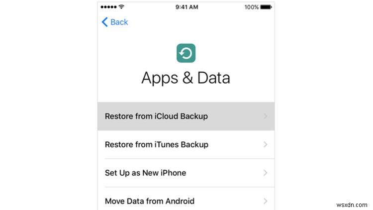 iCloud 또는 iTunes 백업에서 iPhone 또는 iPad를 복원하는 방법 
