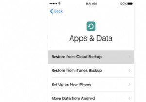 iCloud 또는 iTunes 백업에서 iPhone 또는 iPad를 복원하는 방법 
