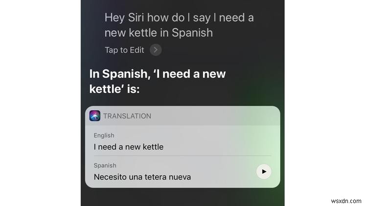 iPhone에서 Siri로 단어를 번역하는 방법 