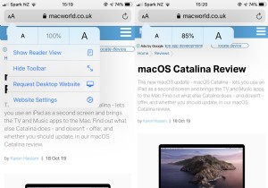 iPhone의 Safari에서 텍스트 크기를 변경하는 방법 
