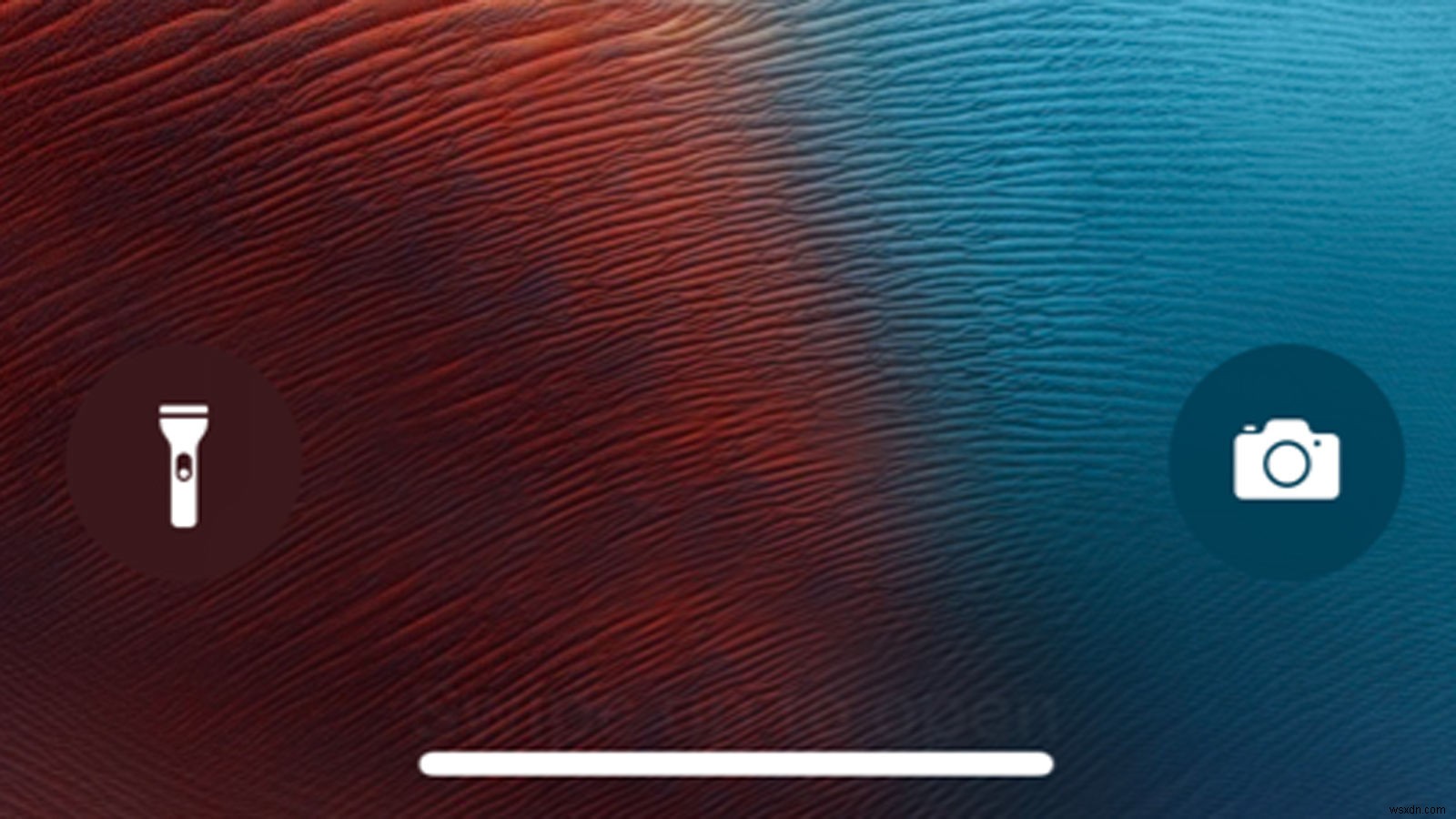 iPhone X의 잠금 화면에서 손전등과 카메라에 액세스하는 방법 