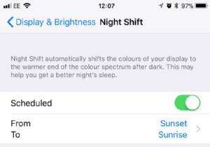 iPhone에서 Night Shift를 사용하는 방법 