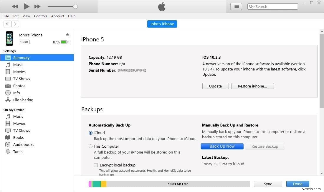 PC/Mac에서 iOS 13을 실행하는 iPhone 백업 및 복원 