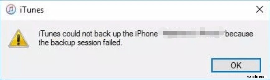 iTunes 백업 세션이 실패했습니까? 6가지 Proven Solution으로 문제 해결 