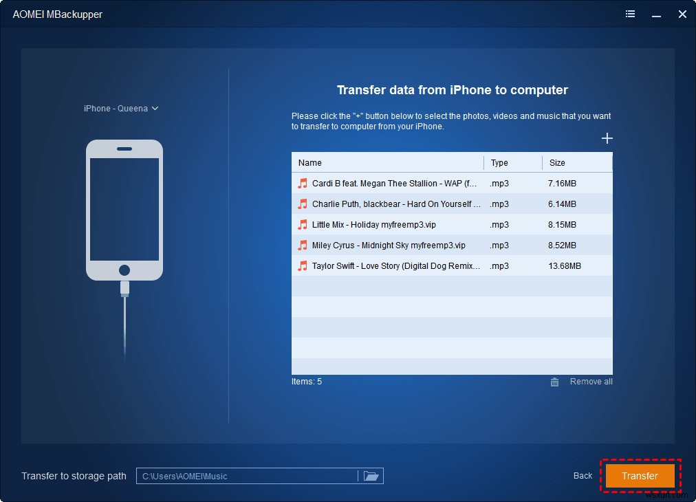 구입하지 않은 음악을 새 iPhone으로 쉽게 전송하는 방법 
