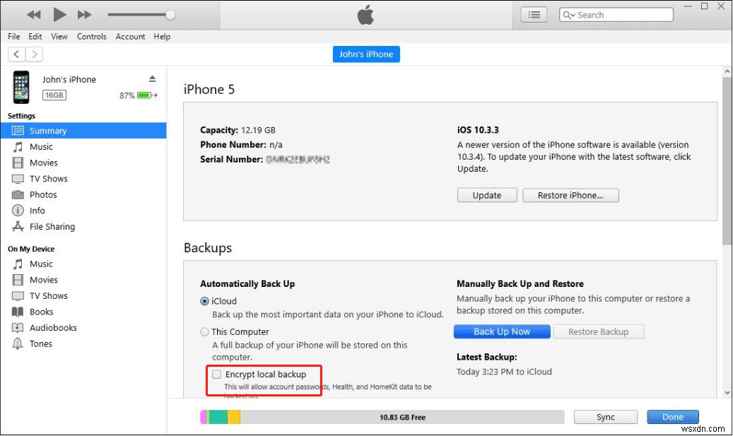 [해결됨] iPhone을 iTunes 또는 iCloud에 백업할 수 없음 