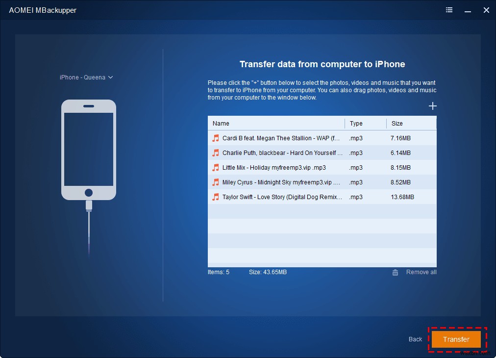 USB 플래시 드라이브에서 iTunes로 음악을 전송하는 방법은 무엇입니까? 