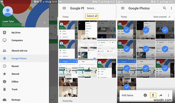 Google 포토에서 iPhone으로 대량 사진을 다운로드하는 방법은 무엇입니까? 