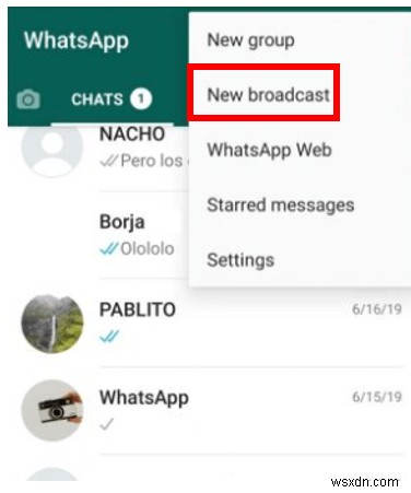 WhatsApp의 여러 연락처에 어떻게 메시지를 보낼 수 있습니까? 