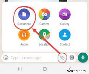 WhatsApp에서 사진을 문서로 보내는 방법 