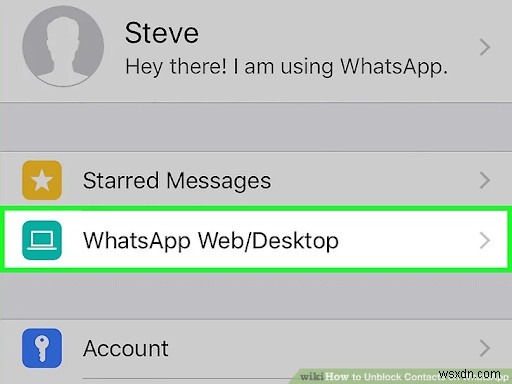 WhatsApp에서 누군가 또는 채팅을 잠금 해제하는 방법 
