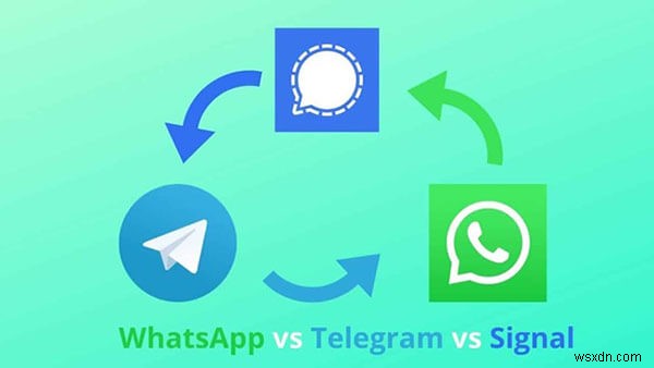 WhatsApp vs Telegram vs Signal:어떤 채팅 앱이 최고입니까? 