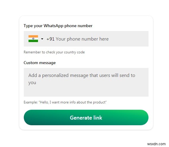 사용자를 위한 최고의 WhatsApp 짧은 링크 생성기 5개 