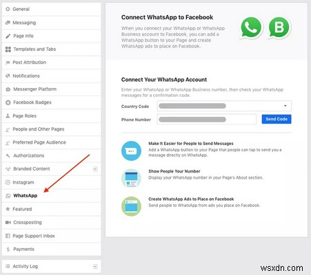 Facebook 페이지에 WhatsApp 비즈니스 번호를 추가하는 방법 