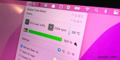 Mac에서 Turbo Boost를 활성화 또는 비활성화하는 방법 