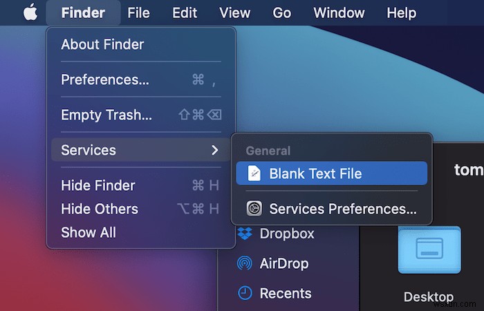 Mac의 모든 폴더에 새 빈 텍스트 파일을 만드는 4가지 방법 