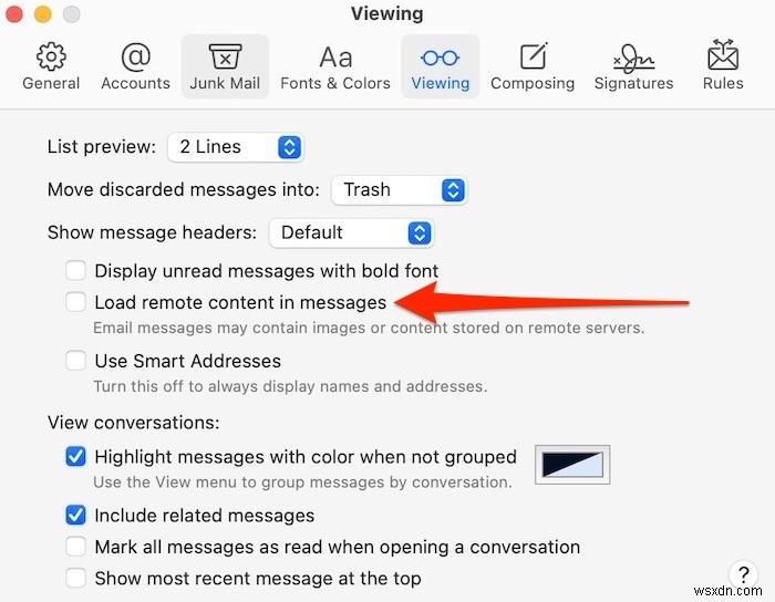 Apple Mail에서 추적 픽셀을 차단하는 방법 